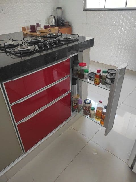 Projeto: Armario de cozinha com porta tempeiros